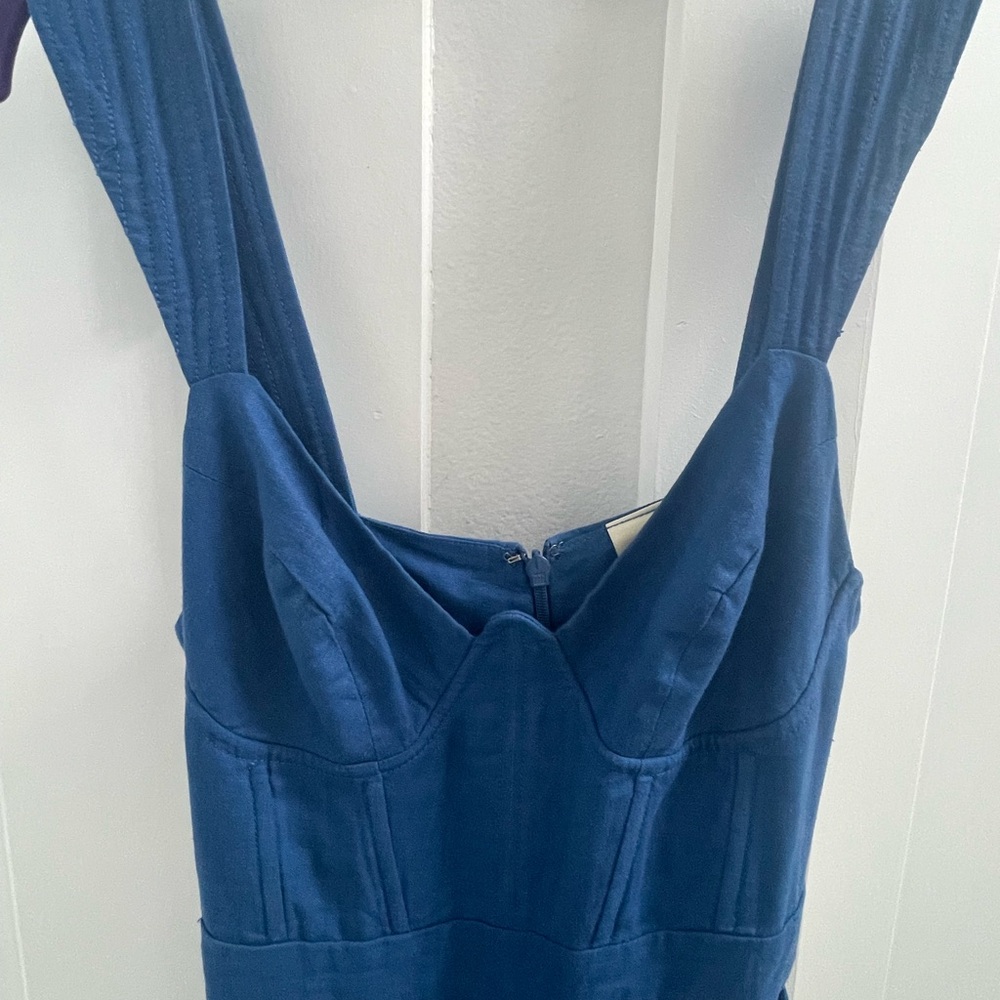 Farm Rio Blue Jumpsuit - Picture 7 of 8